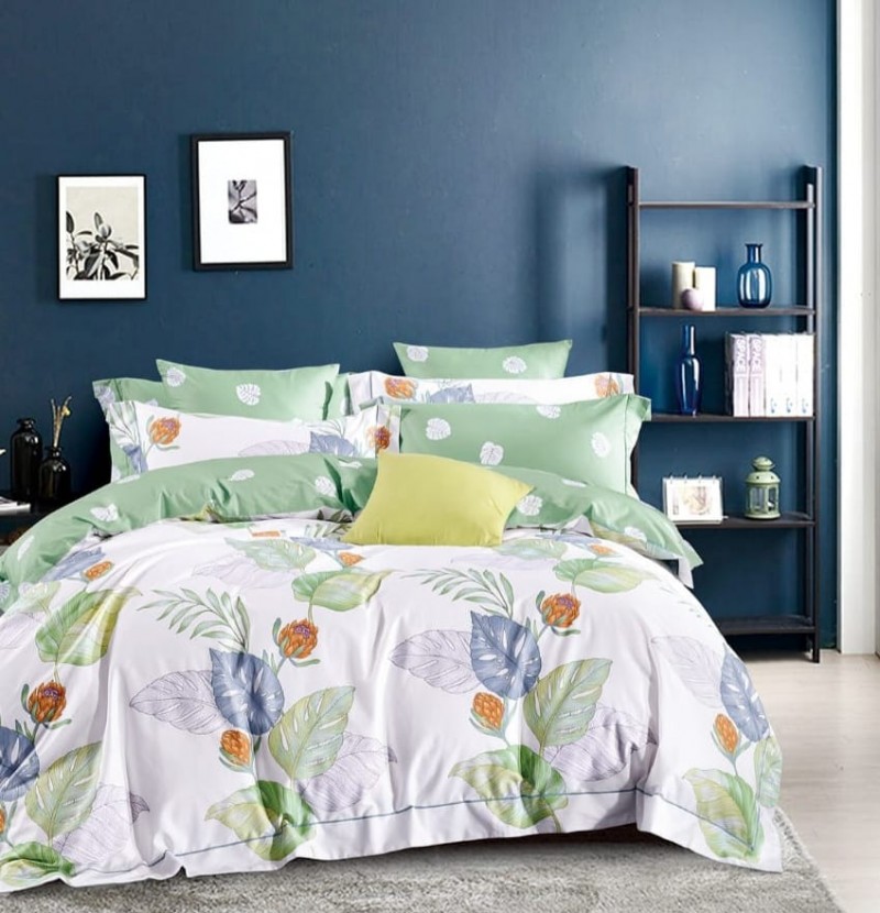 Sprei Harumi Katun Jepang Monstera - 160x200x25