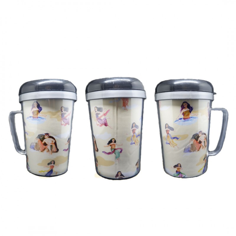 "Jaka Tarub & 7 Bidadari" Tumbler Gagang Seri Cerita Rakyat