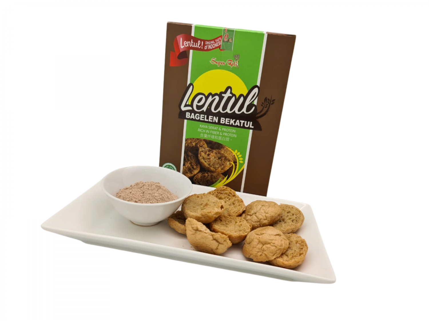 Super Roti Lentul Bagelen bekatul Garlic 200 gram