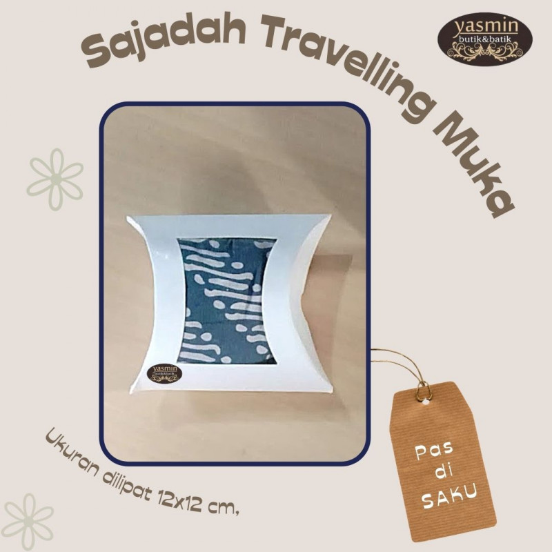 SAJADAH TRAVELLING SAKU - BATIK CAP