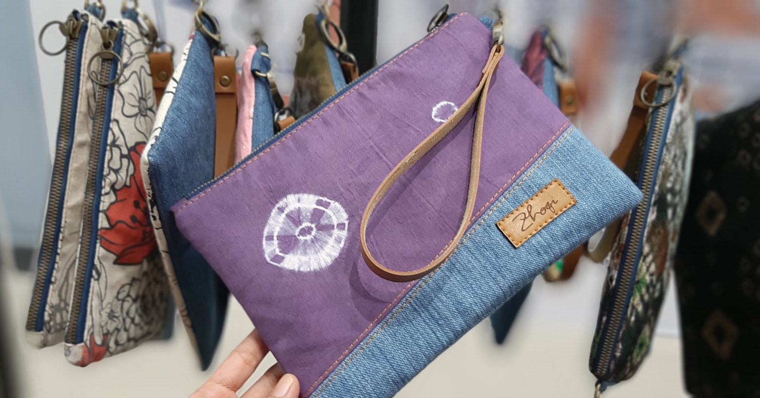 Pouch dompet flat jumputan Palembang