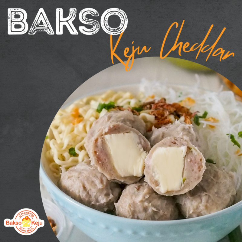 Bakso Sapi Frozen Keju Cheddar Cheese