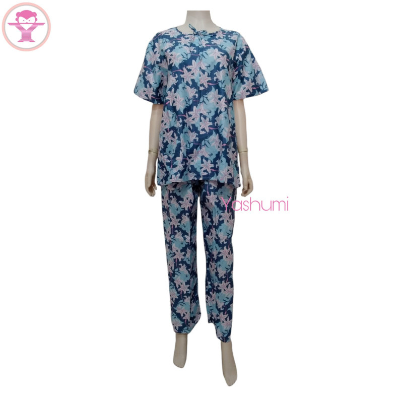 YASHUMI Piyama Panjang Katun Jepang JP011