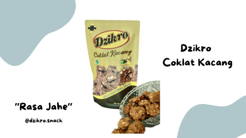 Dzikro "Coklat Kacang" Rasa Jahe