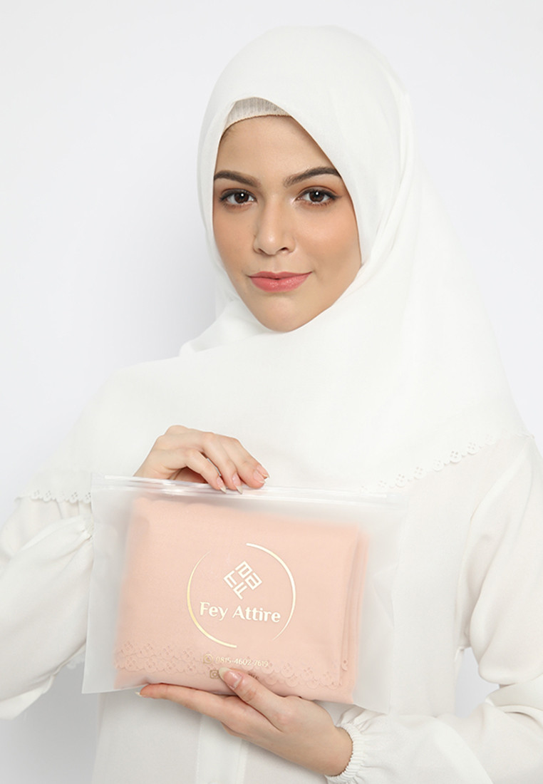 Afina Voal Scarf Broken White