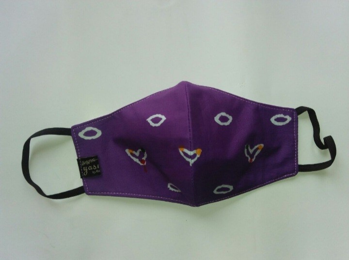 Masker Batik Cap Motif Jumput