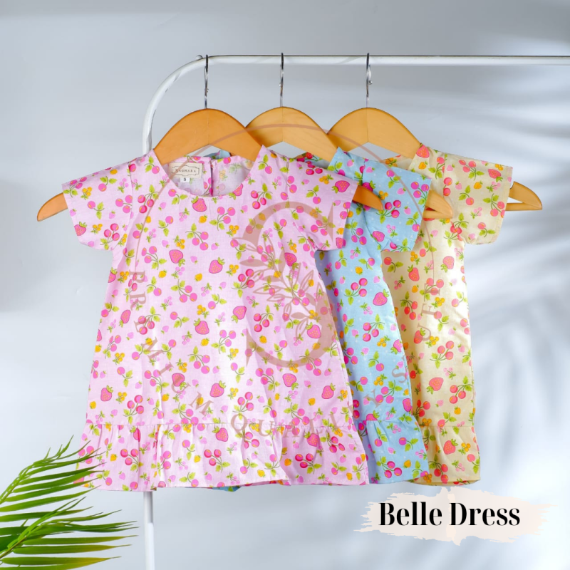 Baju Dress Anak Perempuan Belle Dress Saghara