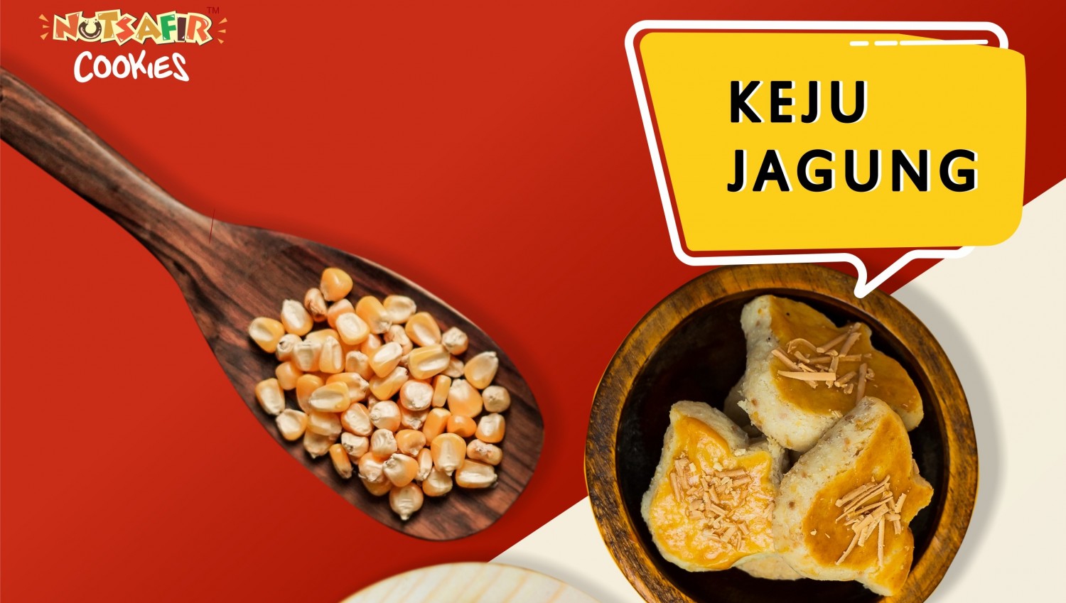 Nutsafir Cookies Jagung Keju