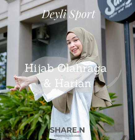 Deyli Sport Hijab Olahraga dan Harian