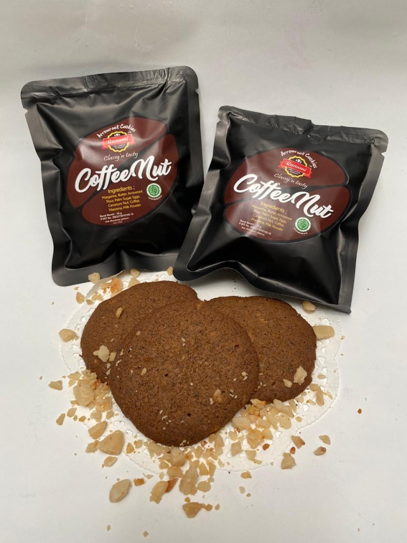 Arrowroot Cookies; Coffee Nut