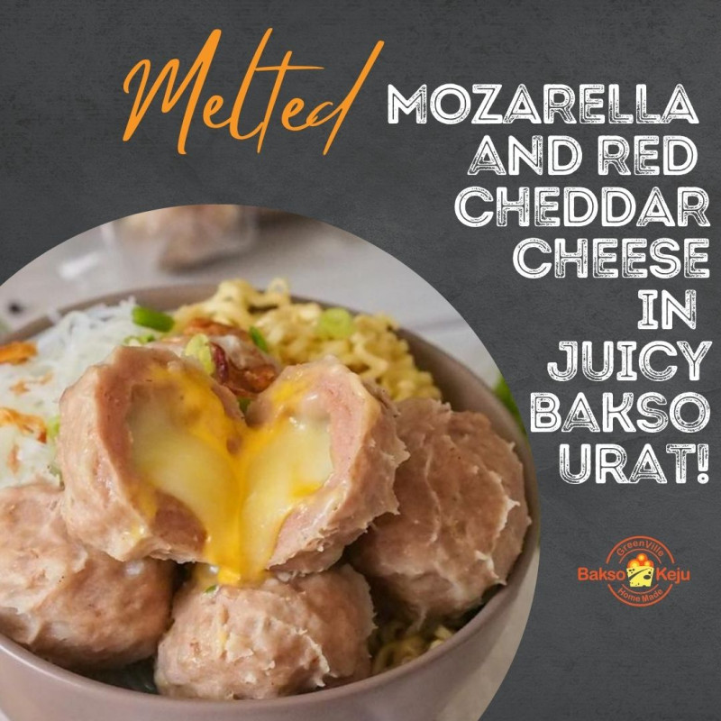 Bakso Sapi Frozen Premium Melted Cheese Keju Leleh