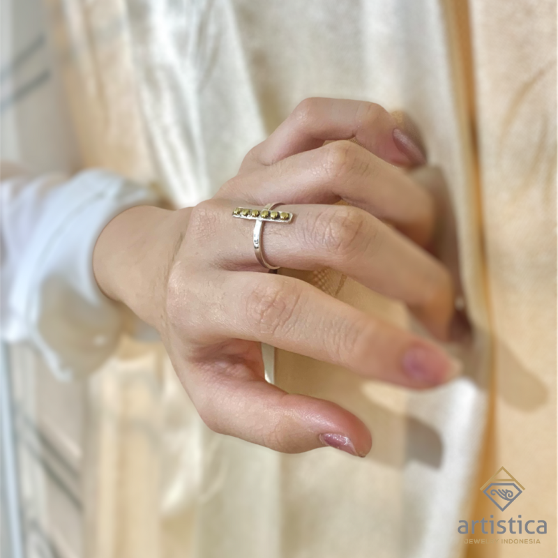 Cincin Wanita Model Eropa-Perak Asli