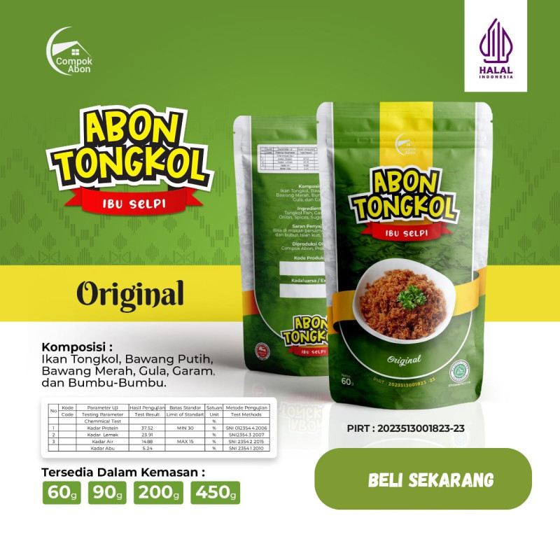 abon ikan tongkol bu selpi