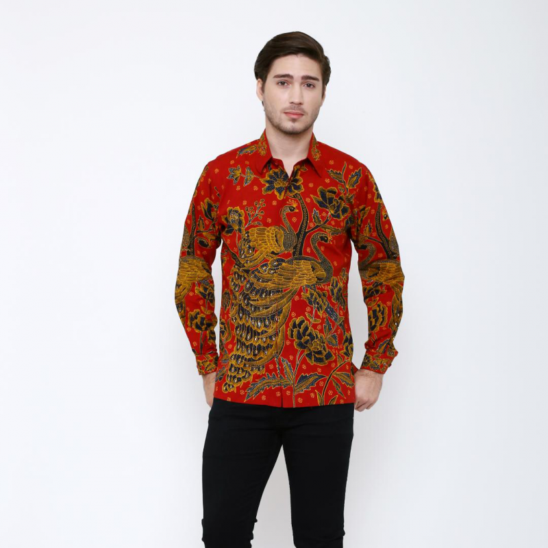 Kemeja Batik Tulis Merak Sejodo