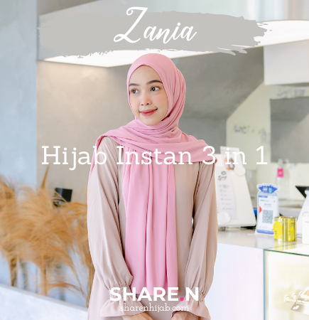 Zania Hijab Instan 3 in 1