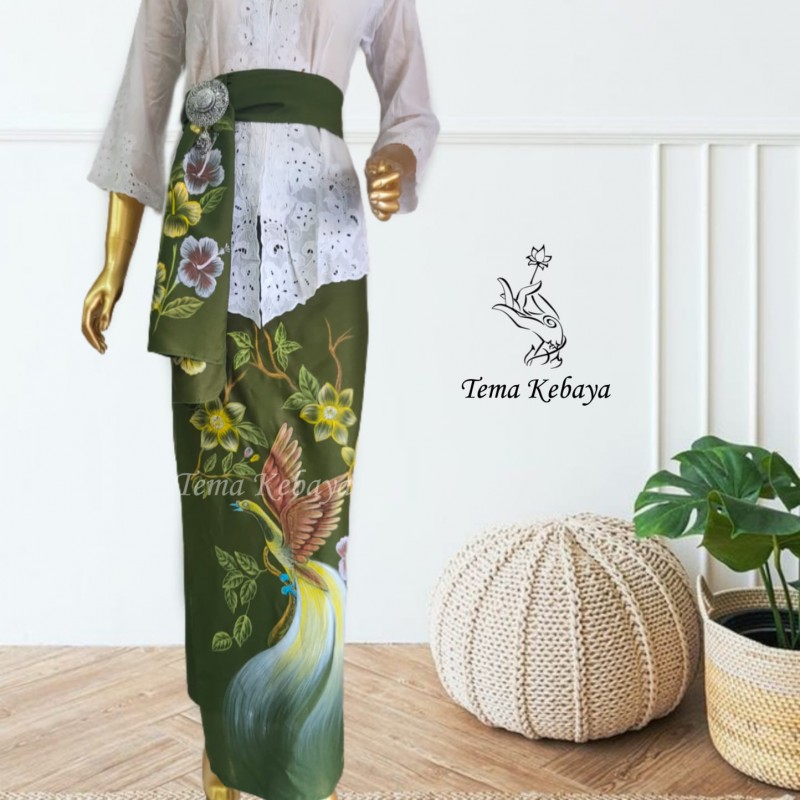 Set Kain Lilit dan Selendang Cendrawasih Bintang