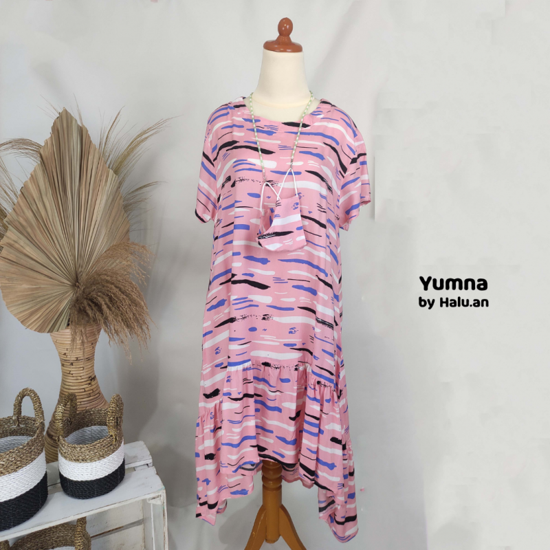 Dress Wanita - Yumna By Halu.an