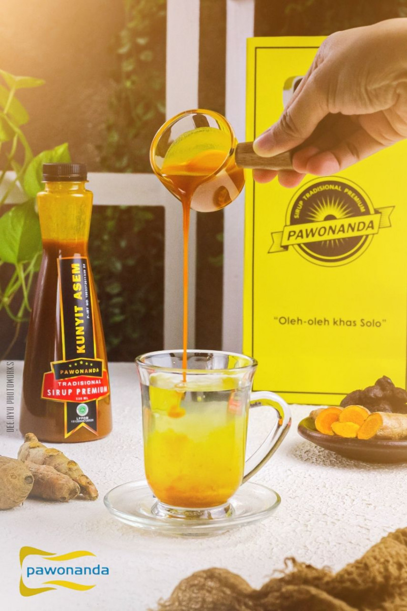 Kunyit Asem Sirup Jamu Konsentrat Premium