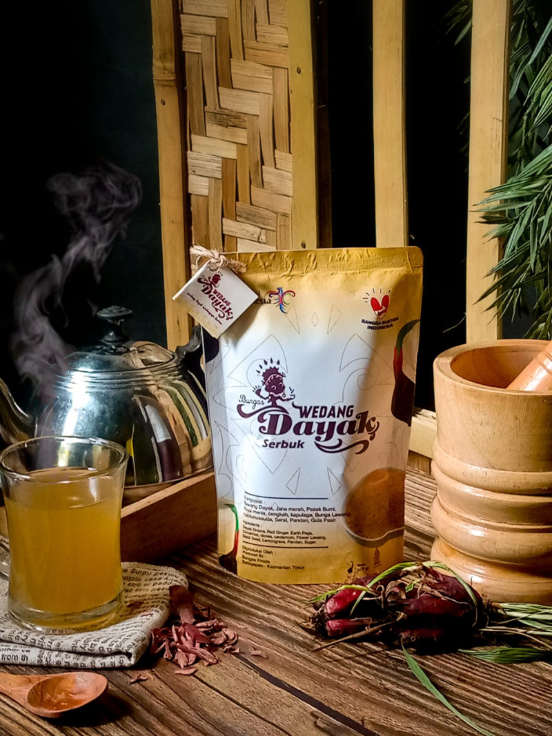 Bungas Wedang Dayak Serbuk Promo beli 5 Gratis pulsa 25rb