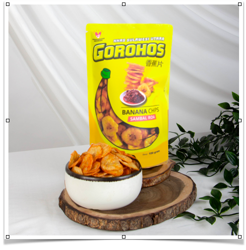 Gorohos  Banana Chips - KERIPIK PISANG GOROHO