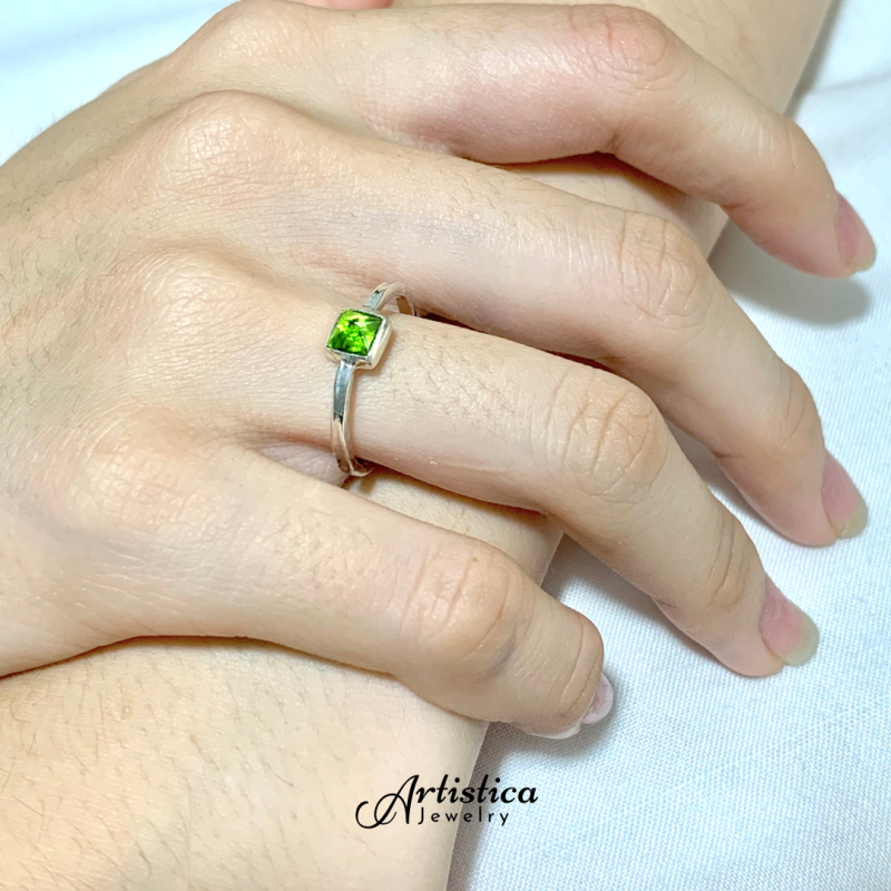 Birthstone Ring _Cincin Perak Asli