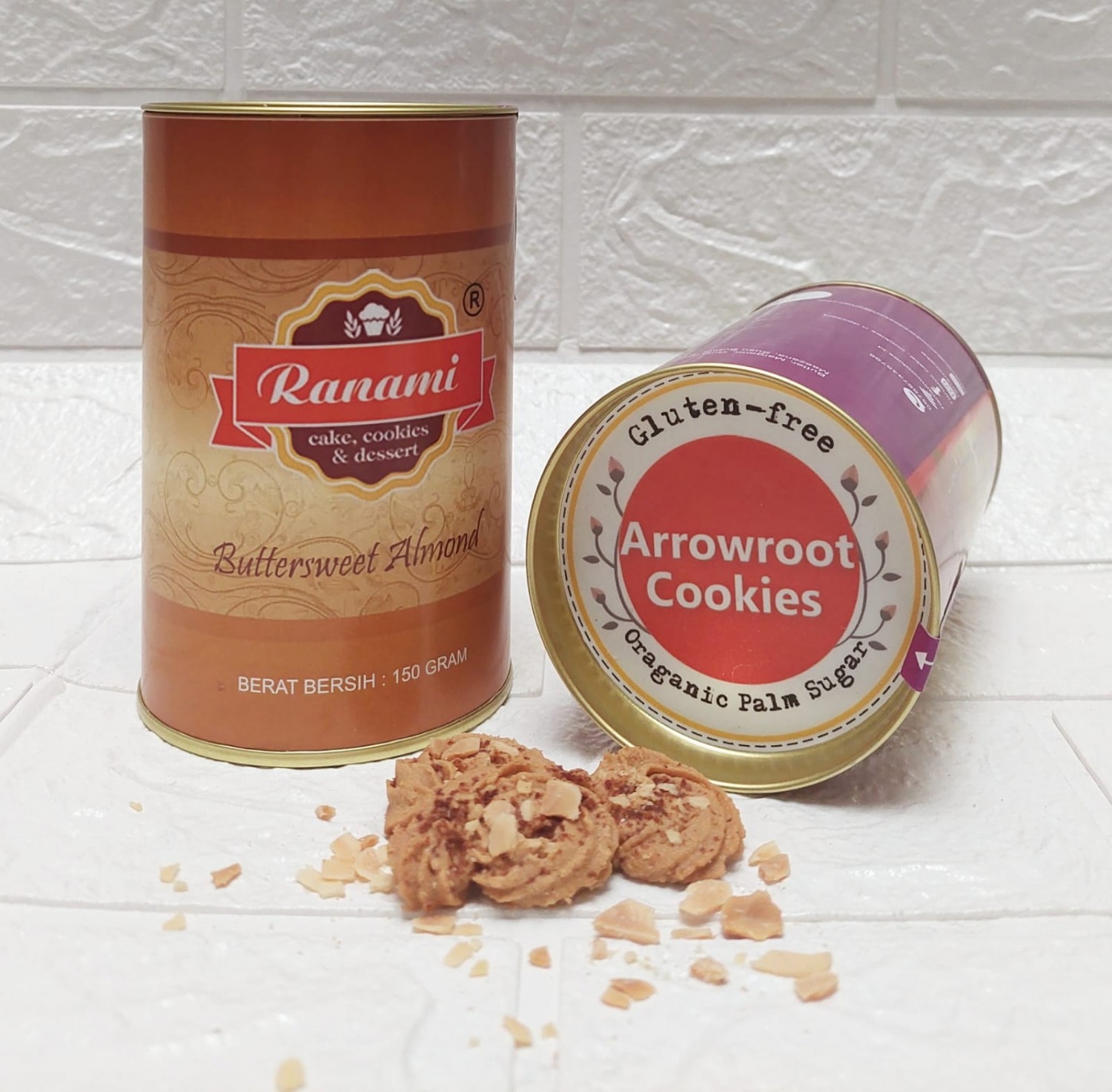 Arrowroot Cookies;  Buttersweet Almond