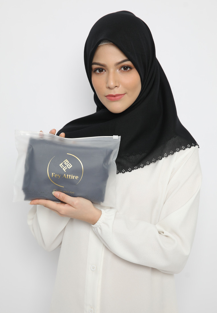 Afina Voal Scarf Black