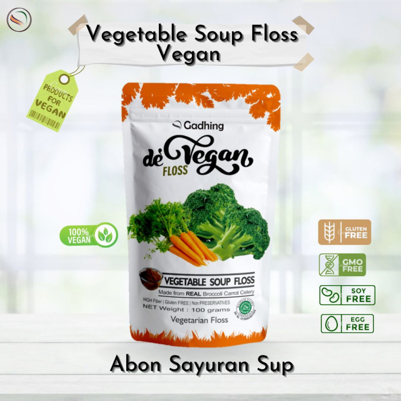 Abon Vegan Sayuran Sup "Gadhing De' Vegan"