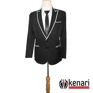 Jas Formal Jas Acara Resmi Blazer List Jas Upacara Jas Blazer Keren