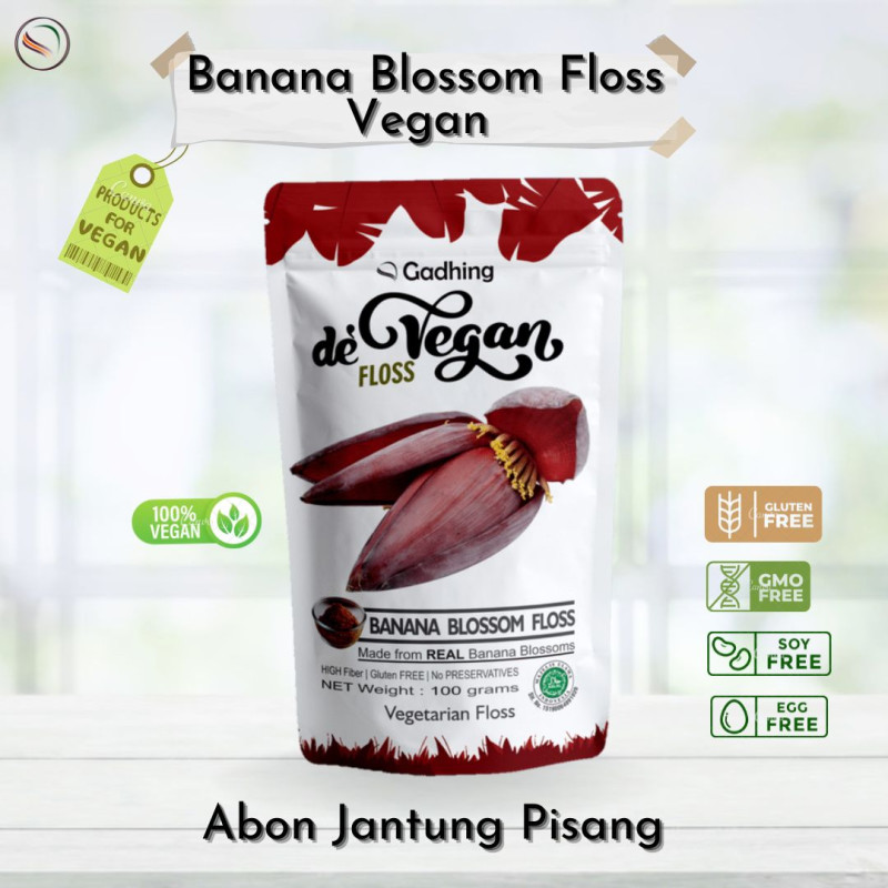 Abon Vegan Jantung Pisang "Gadhing De' Vegan"