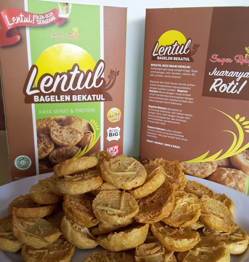 Super Roti Lentul Bagelen bekatul keju 200 gram