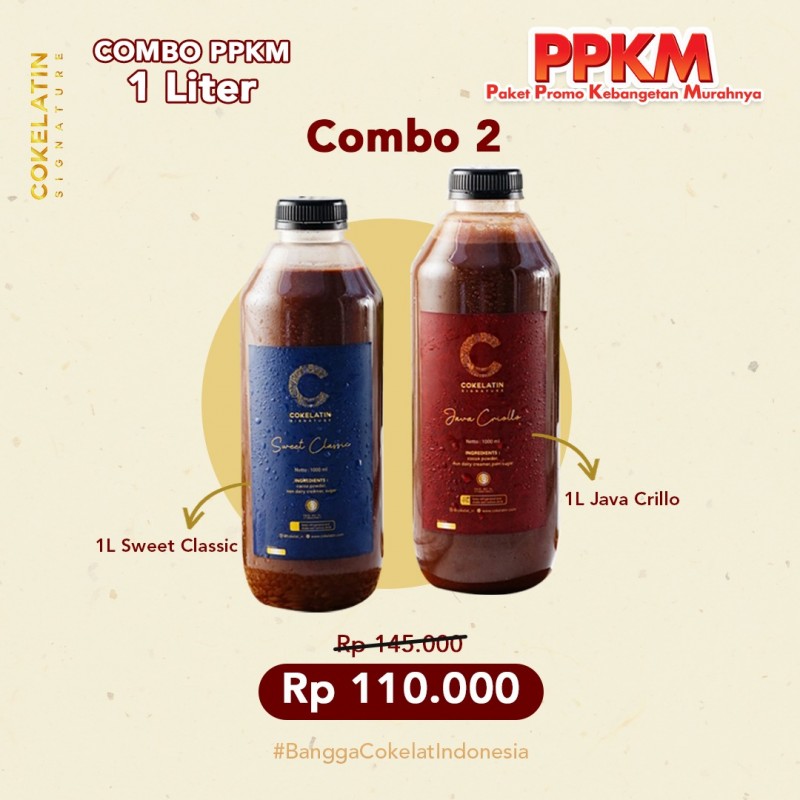Minuman cokelat Java Criollo dan Sweet Classic Family pack 1 liter