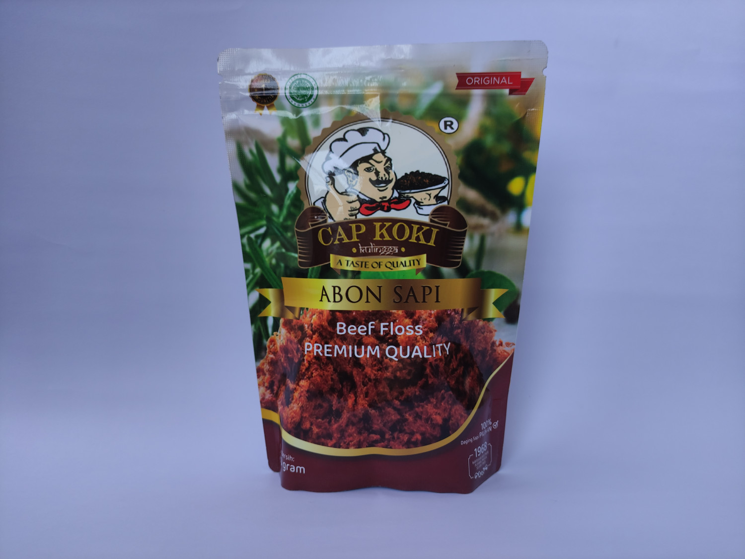 Abon Sapi 250gr Pedas (Standing Pouch)