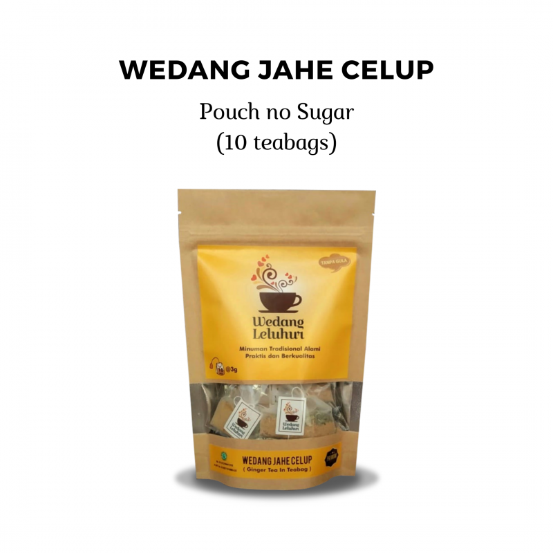 Minuman / Wedang Jahe Celup (Tanpa Gula)